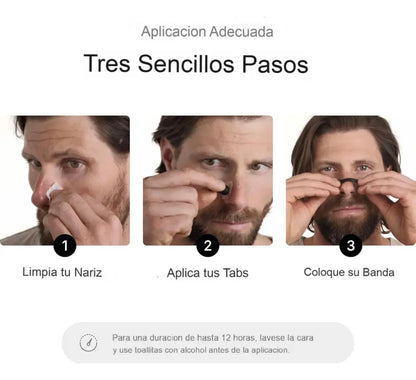 Kit de Tiras Magneticas Para Fosas Nasales   +  Tiras Adhesivas