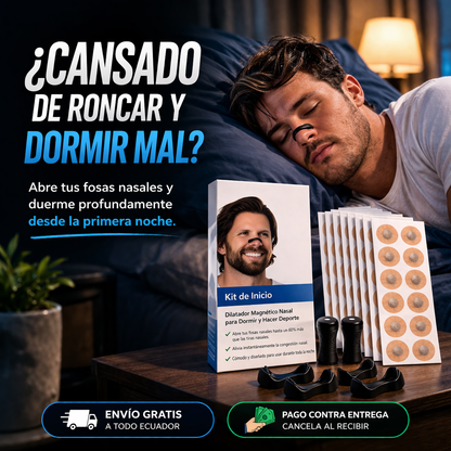 Kit de Tiras Magneticas Para Fosas Nasales   +  Tiras Adhesivas